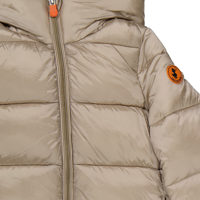 Save The Duck Girls Gracie Logo Patch Puffer Jacket, Size 6Y