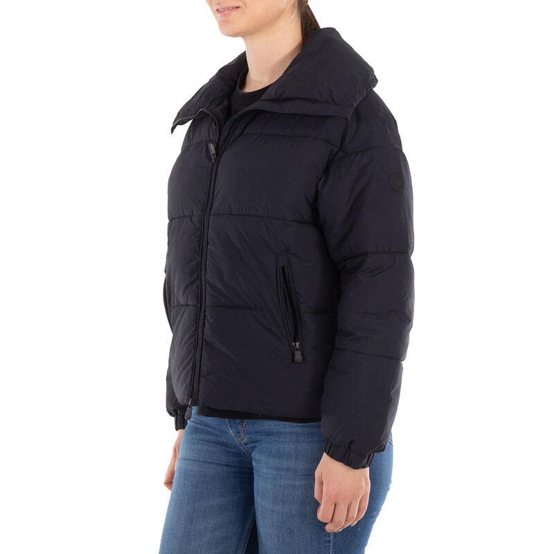 Save The Duck Hina High-Rise Stand Collar Jacket, Brand Size 0 (X