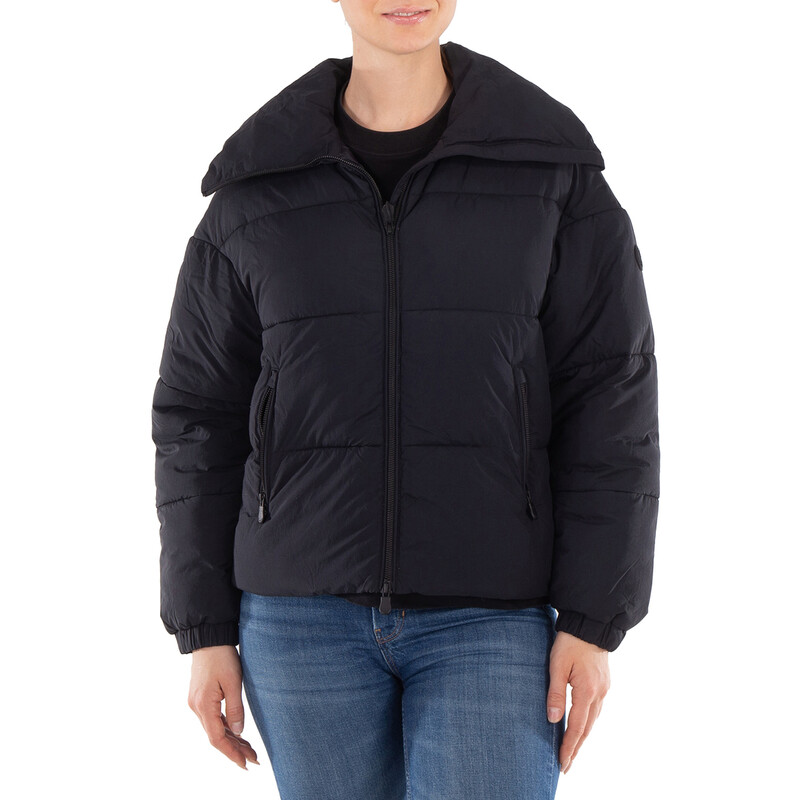 Save The Duck Hina High-Rise Stand Collar Jacket, Brand Size 0 (X
