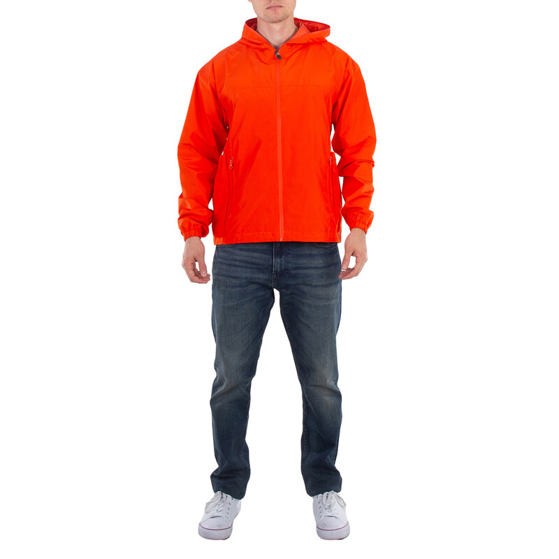 Save The Duck Orik Hooded Windbreaker Jacket, Size Large C31219U