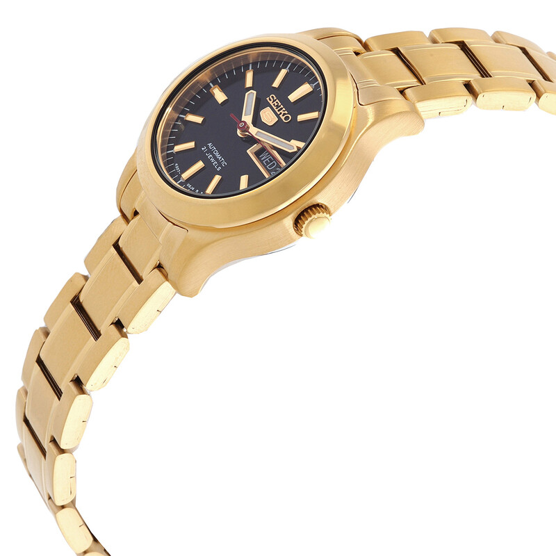 Seiko 5 Automatic Black Dial Ladies Watch SYMD96K1  display picture 3
