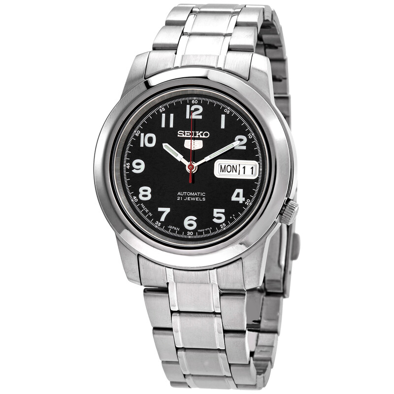 Seiko 5 Automatic Black Dial Men