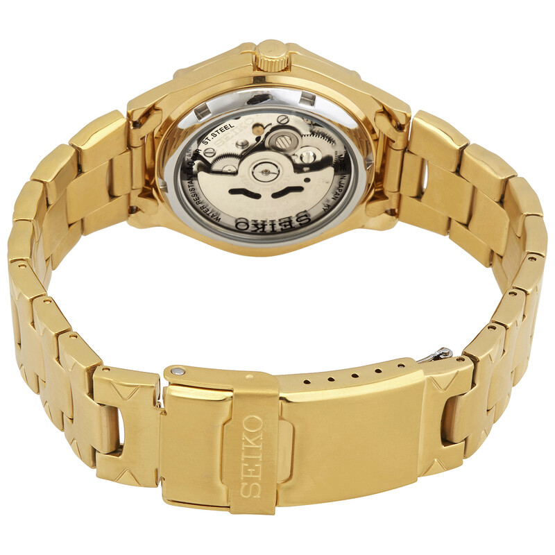 Seiko 5 Automatic Gold Dial Men's Watch SNZ450J1 4900969895890