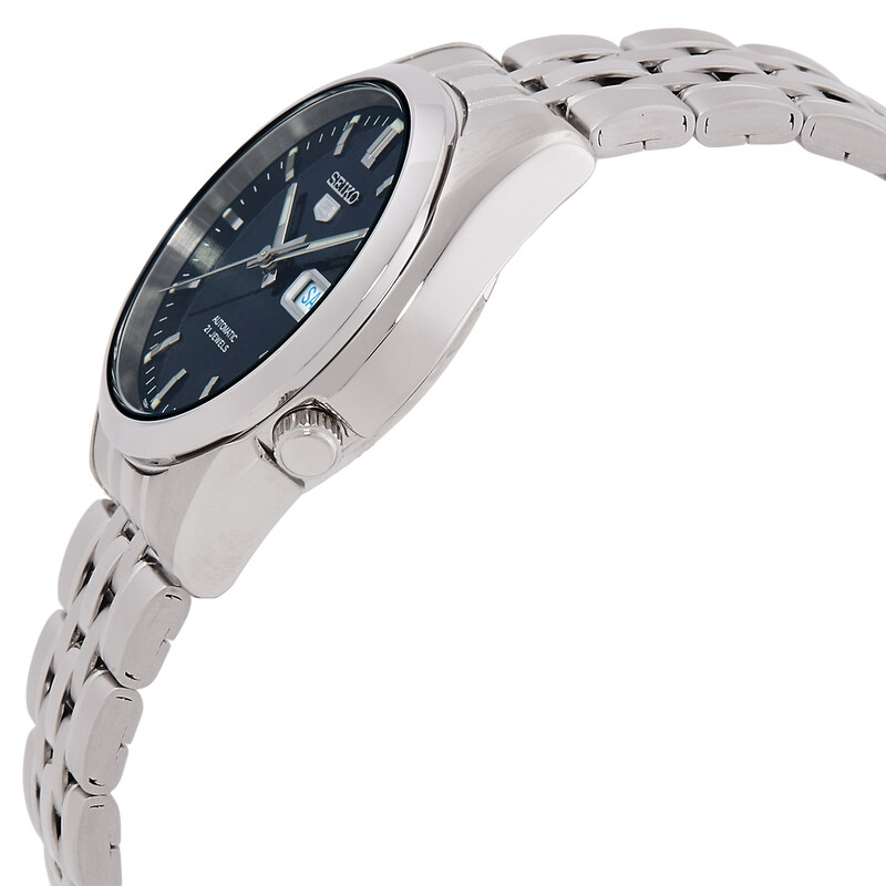 Seiko 5 Automatic Midnight Logo Dial Men display picture 3