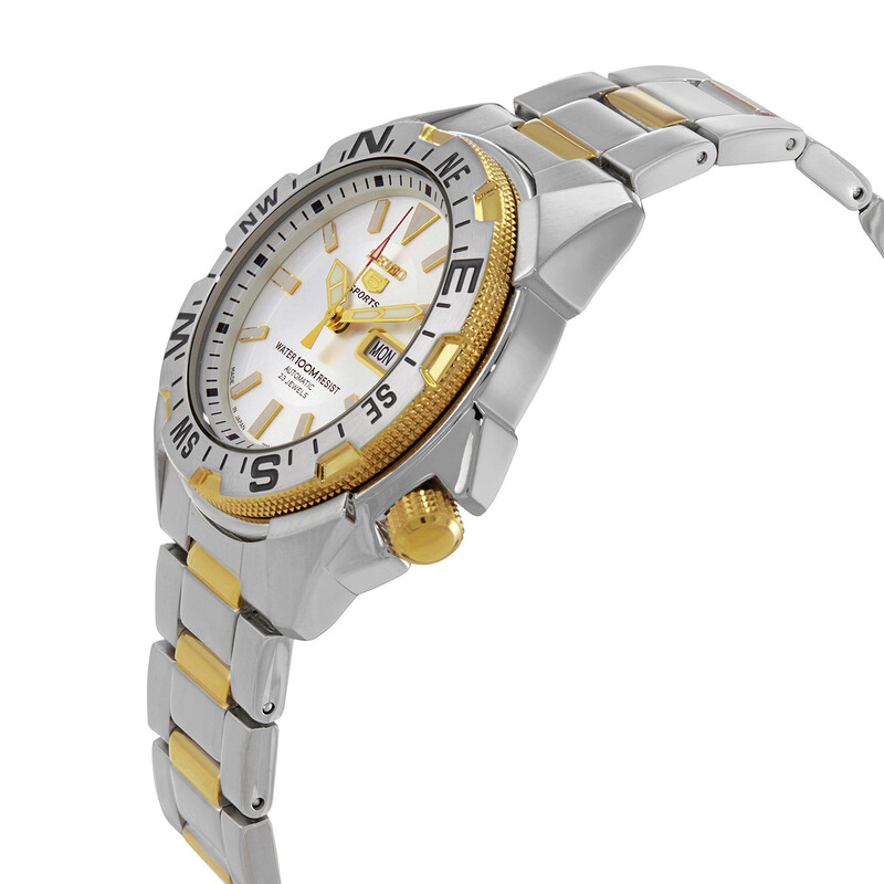 SEIKO5 腕時計 Seiko 5 Automatic Silver Dial Men's Watch SNZF08J1 4954628096739