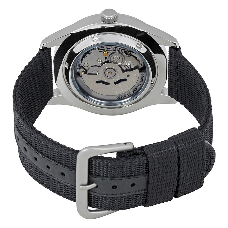 Seiko 5 Automatic Black Dial Men's Watch SNZG15J1 4954628111142