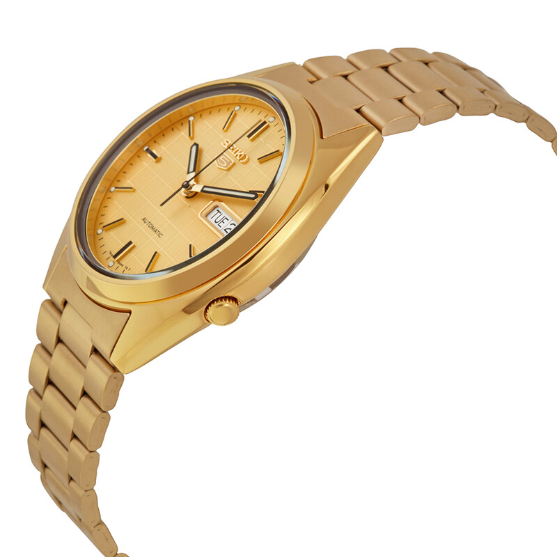 Seiko 5 Automatic Champagne Dial Men's Watch SNXL72 4900969847967
