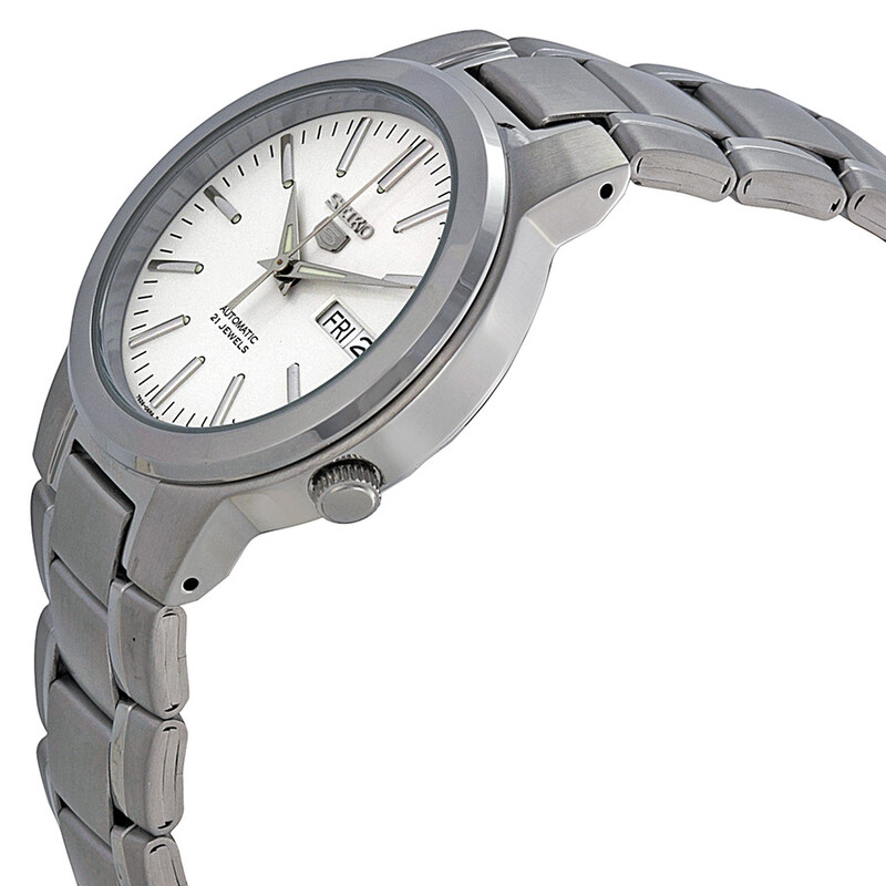 Seiko 5 Automatic Off White Dial Men's Watch SNKA01K1