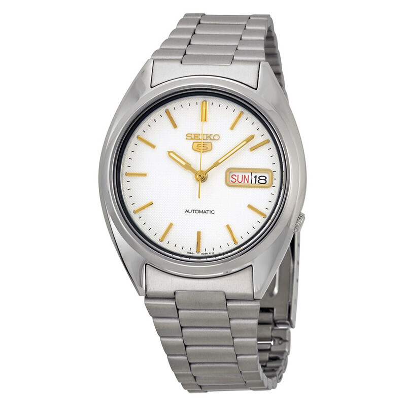 SEIKO ホワイトボックス 10個セット Seiko Series 5 Automatic Off White Dial Men's Watch SNXG47