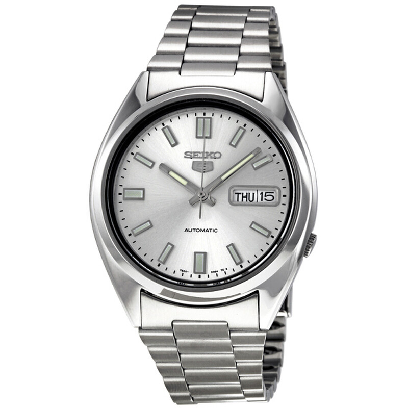Seiko 5 Automatic Silver Dial Stainless Steel Men's Watch SNXS73 Seiko 5 Automatic Silver Dial Stainless Steel Men's Watch SNXS73
