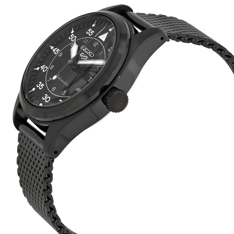 時計 Midoli SEIKO 5 Automatic SRPH25KC Seiko 5 Sport Automatic Black Dial Men's Watch SRPH25K1
