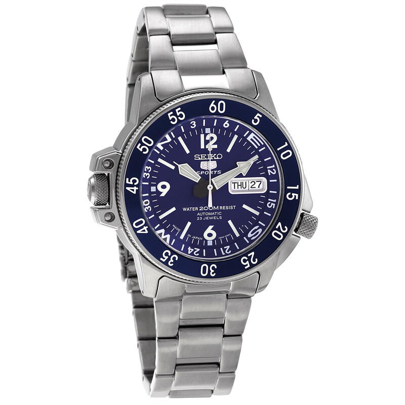 Seiko 5 Lefty Sport Blue Dial Men's Watch SKZ209 4954628040176