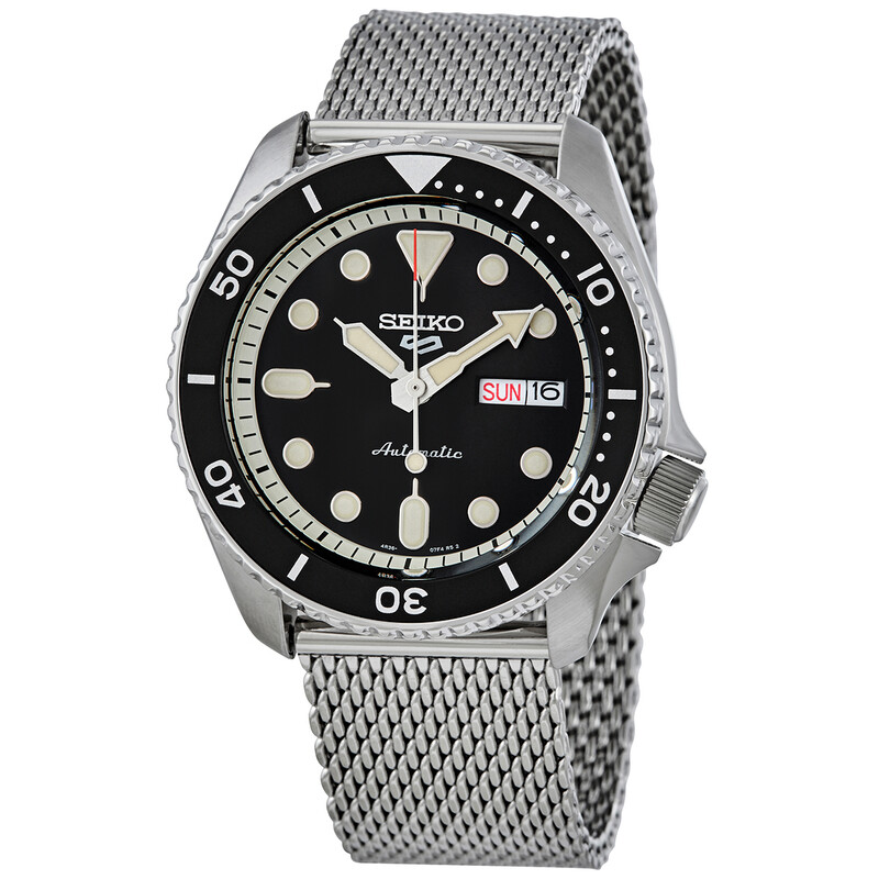 Seiko 5 sports Automatic Black Dial Men's Watch SRPD73K1