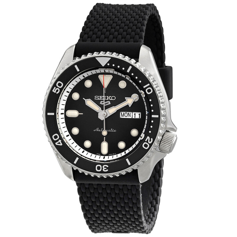 Seiko 5 sports Automatic Black Dial Men's Watch SRPD73K2