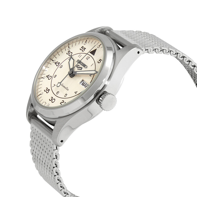 Seiko 5 Sports Automatic Cream Dial Men's Watch SRPH21K1