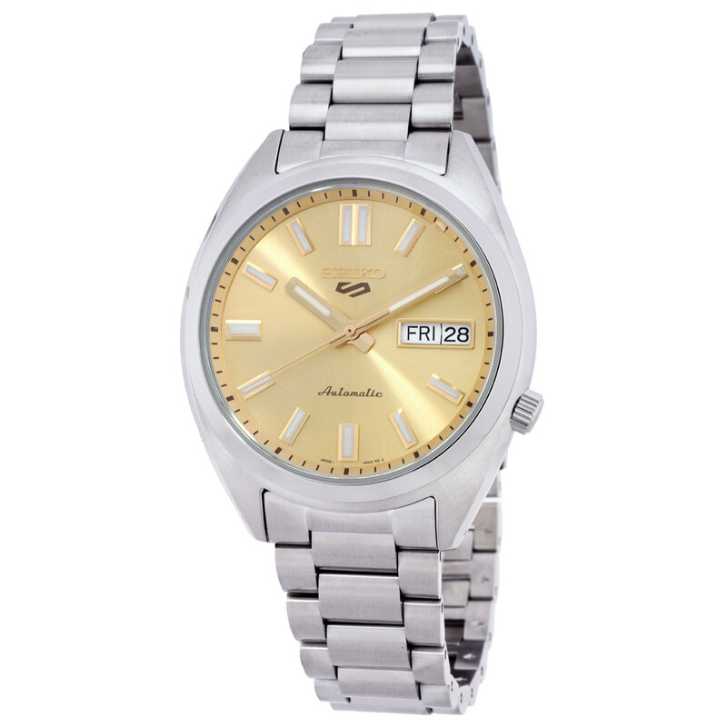 Seiko 5 Sports Automatic Gold Dial Watch SRPL59K1  display picture 3