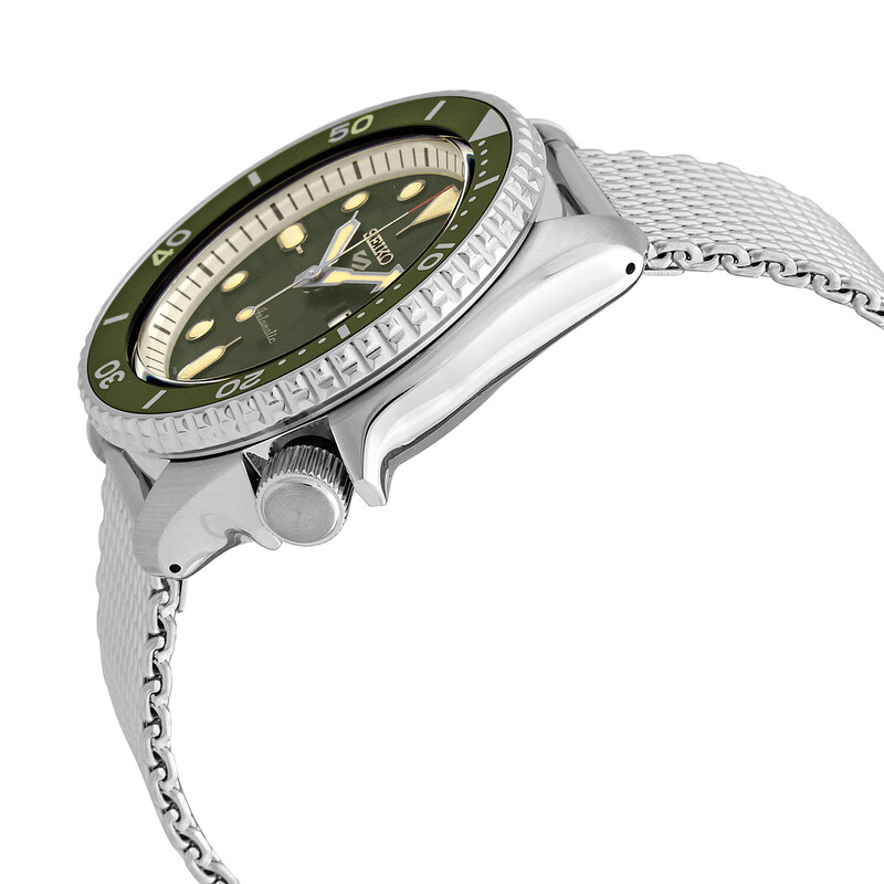 Seiko 5 sports Automatic Green Dial Men's Watch SRPD75K1
