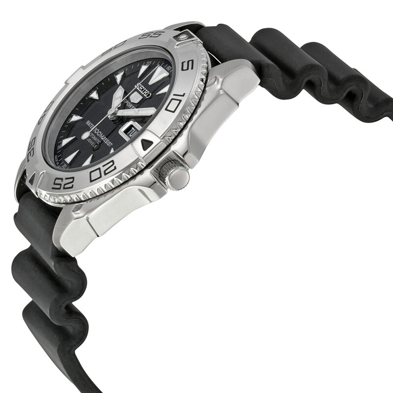 Seiko 5 Sports Automatic Black Dial Men's Watch SNZB33J2