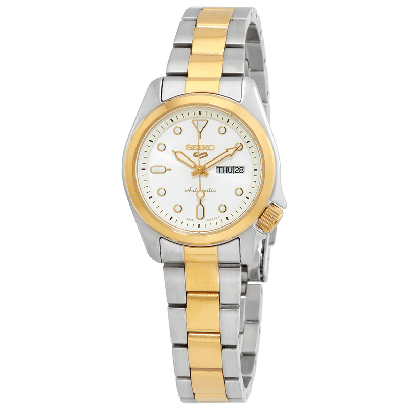Seiko 5 Sports White Dial Two-tone Ladies Watch SRE004K1  display picture 2