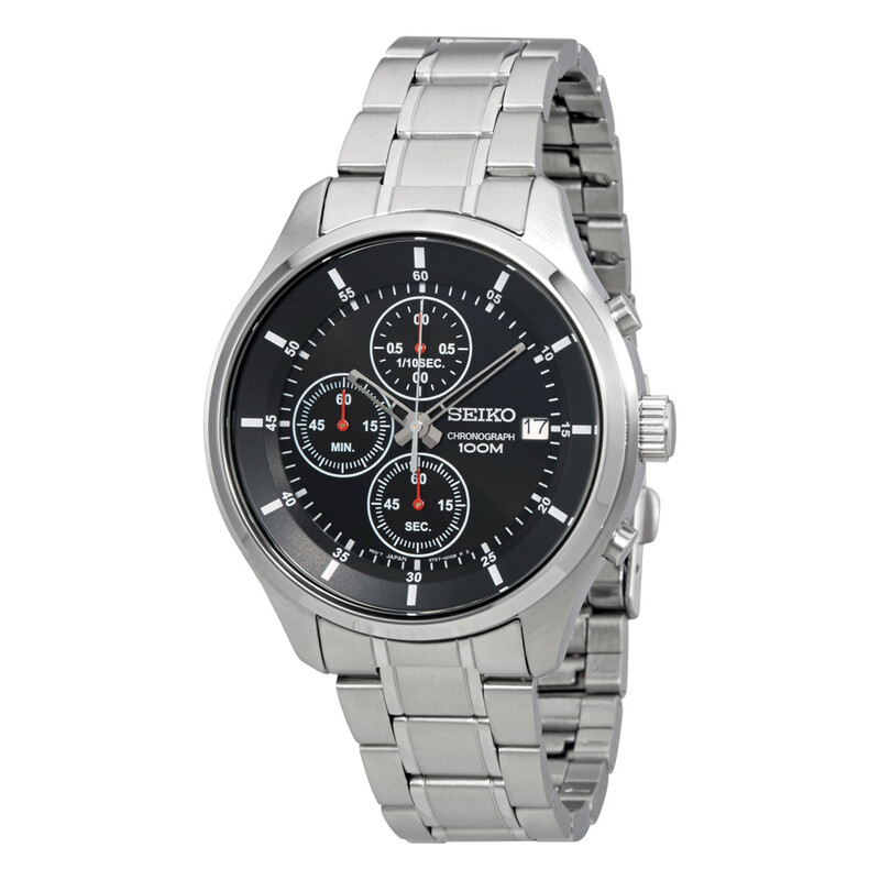 Seiko Chronograph Black Dial Men's Watch SKS539 4954628207517