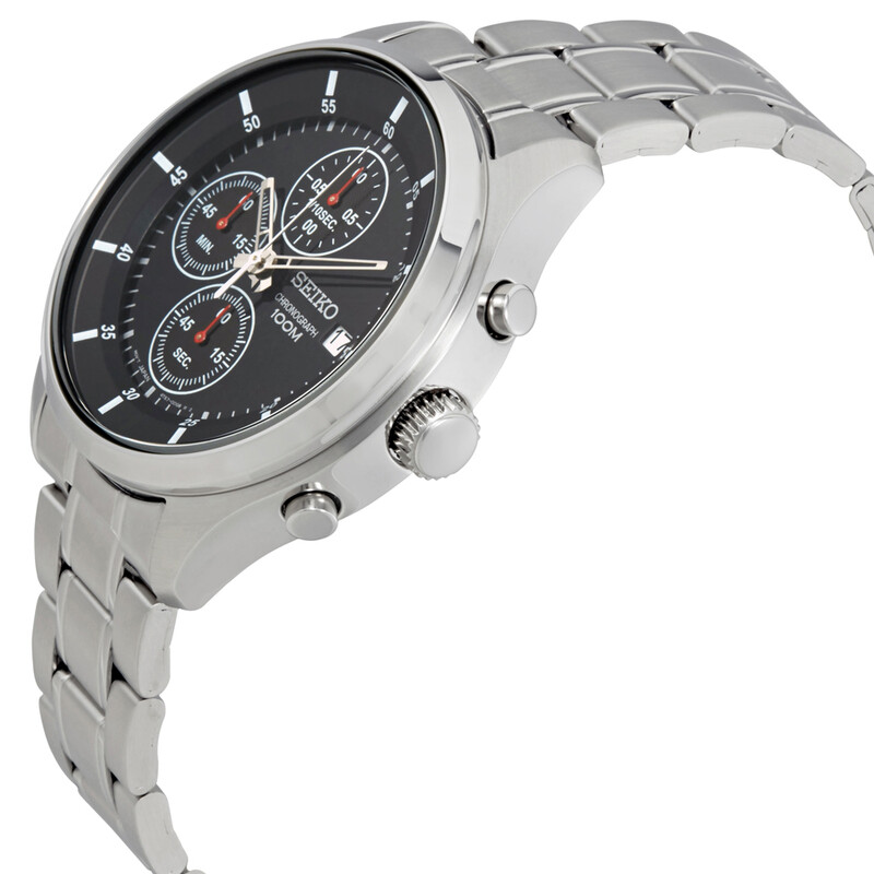 Seiko Chronograph Black Dial Men's Watch SKS539 4954628207517