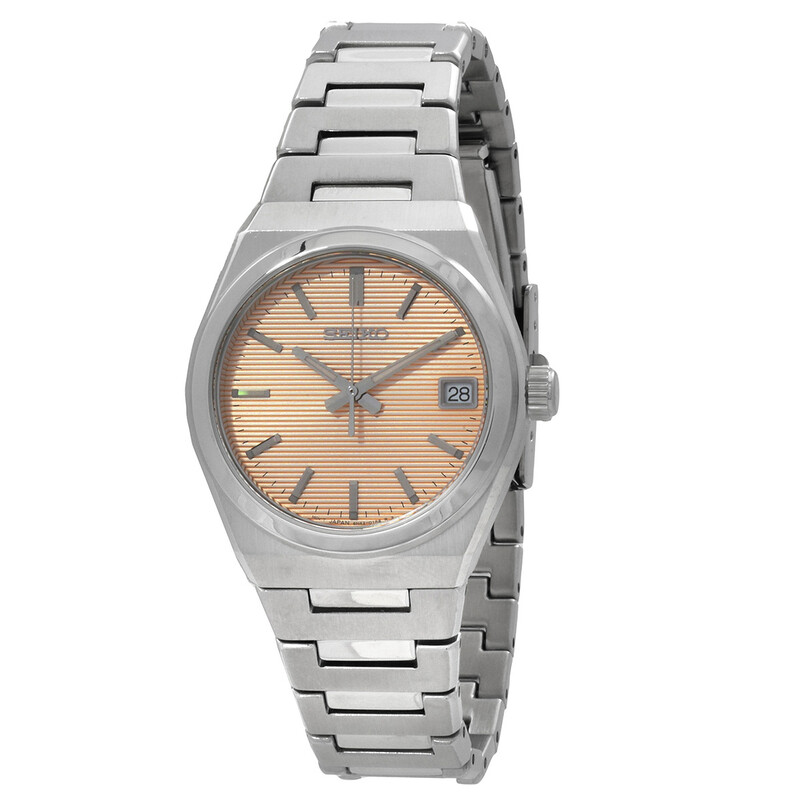 杏*莉様 セイコー SUR257P1 腕時計 クォーツ 100M防水 Seiko Classic Quartz Salmon Dial Ladies Watch SUR577P1