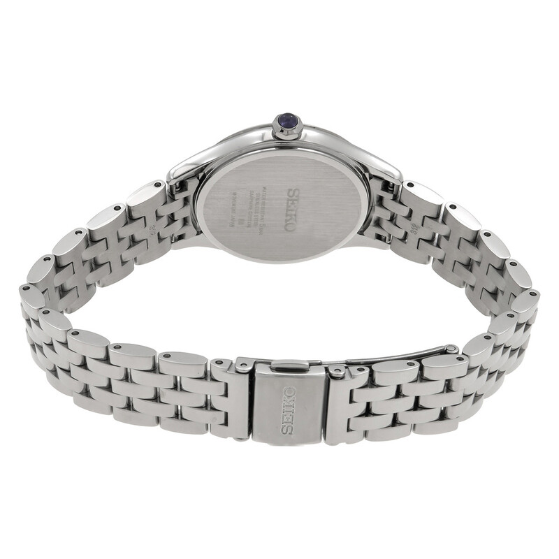 Seiko Classic Quartz White Dial Ladies Watch SUR609P1  display picture 3