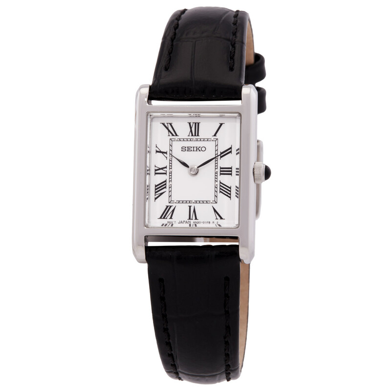 Seiko Classic Quartz White Dial Ladies Watch SWR107P1