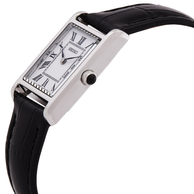 Seiko Classic Quartz White Dial Ladies Watch SWR107P1