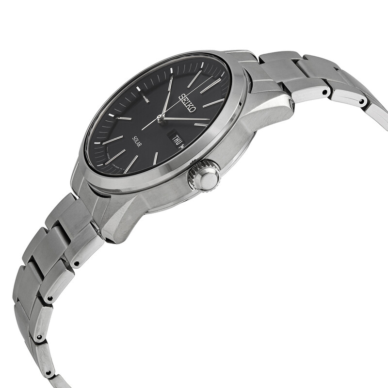 Seiko Conceptual Black Dial Men's Watch SNE527 4954628230447
