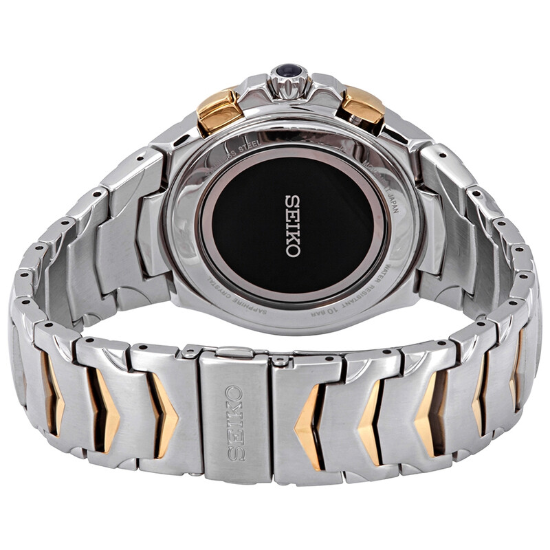 Seiko Coutura Blue Dial Men's Two Tone World Time Watch SSG020