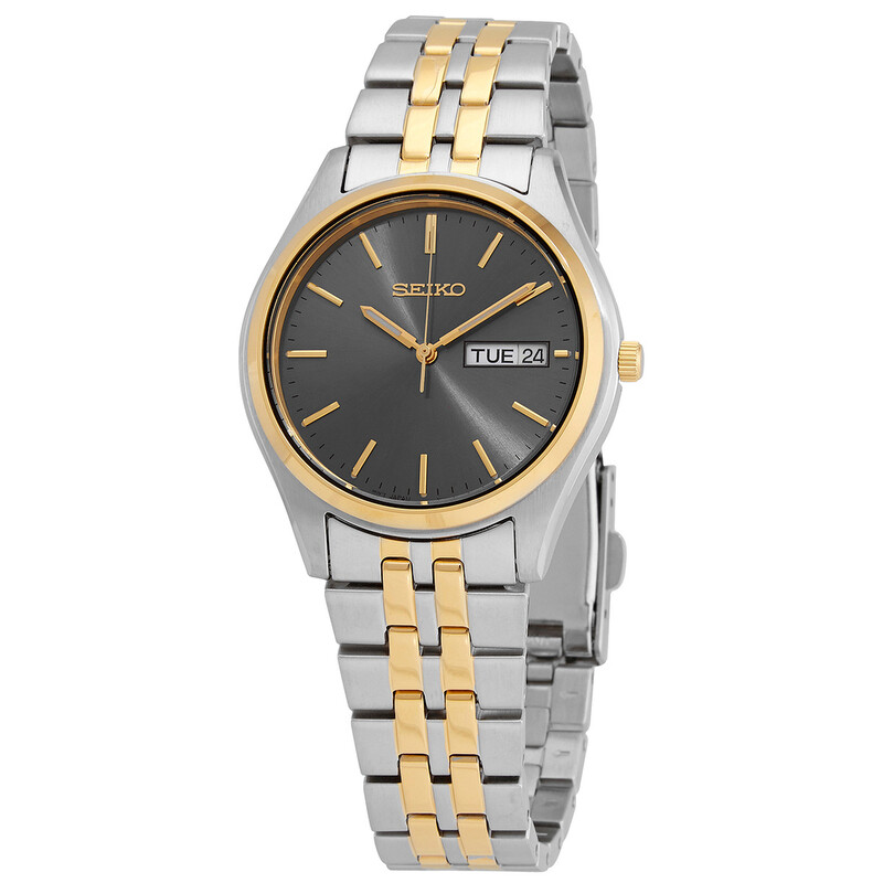 Seiko Essentials Quartz Gray Dial Men's Watch SUR432 029665207029