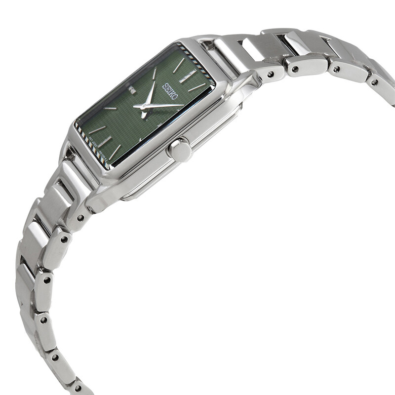 Seiko Essentials Quartz Green Dial Ladies Watch SWR075P1