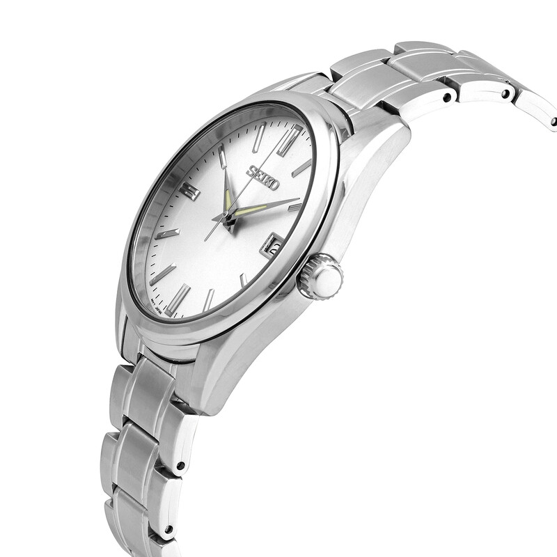 SEIKO セイコー SUR307 Seiko Essentials Quartz Silver Dial Men's Watch SUR307