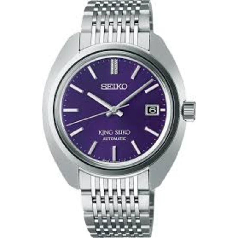 Seiko King Seiko Automatic Purple Dial Men's Watch SJE111