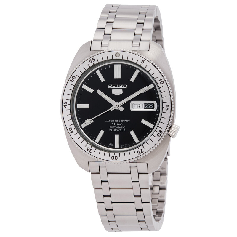 Seiko Limited Edition 5 Sports Automatic Black Dial Men's Watch