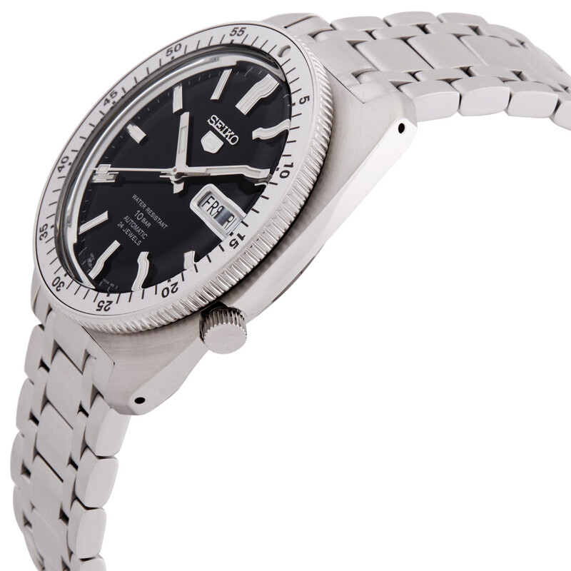 Seiko Limited Edition 5 Sports Automatic Black Dial Men's Watch