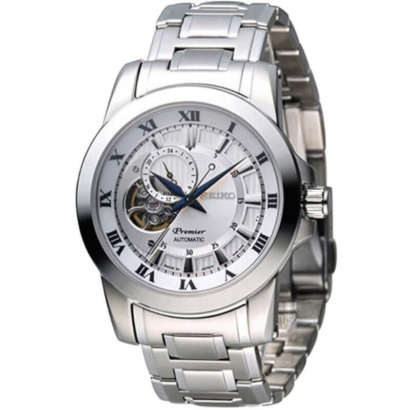 Seiko Premier Automatic Silver Dial Men's Watch SSA213J1 - Watches