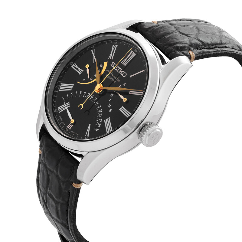 Seiko Presage Automatic Black Dial Men's Watch SARD011 - Watches