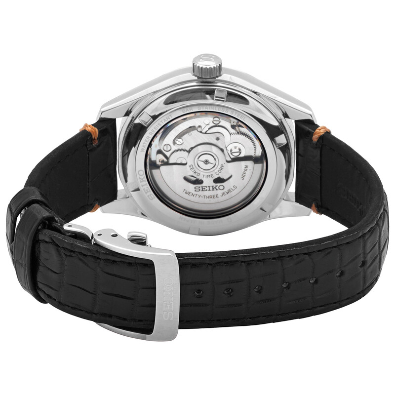 Seiko Presage Automatic Black Dial Men's Watch SARX029 - Watches