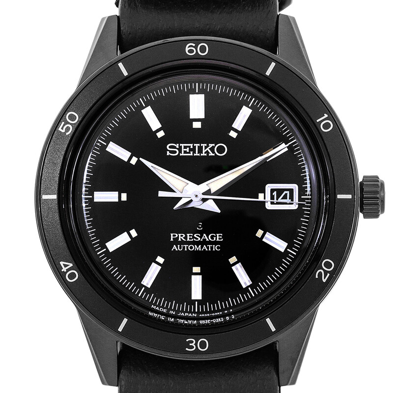Seiko Presage Automatic Black Dial Men's Watch SRPH95J1 - Watches