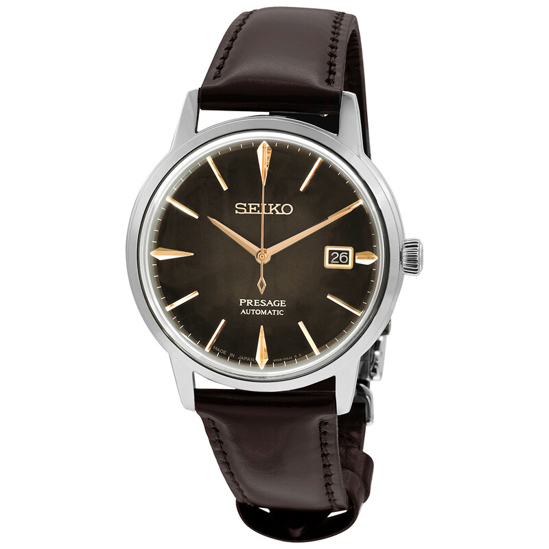 Seiko Presage Automatic Charcoal Dial Men's Watch SRPJ17J1