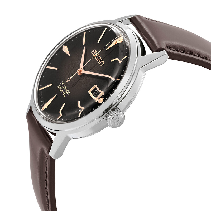 Seiko Presage Automatic Charcoal Dial Men's Watch SRPJ17J1