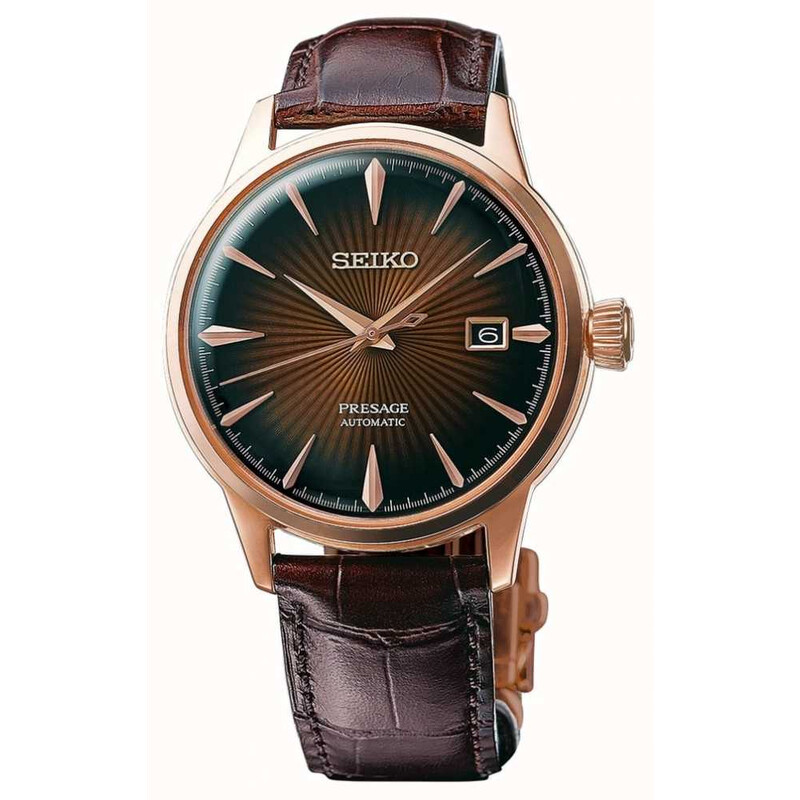 SEIKO PRESAGE 自動巻き ブラウン Seiko Presage Automatic Brown Dial Men's Watch SRPB46J1