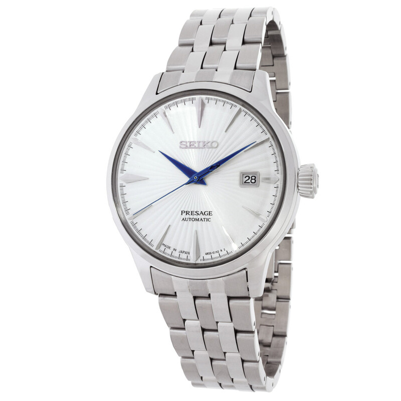 Seiko Presage Automatic Silver Dial Stainless Steel Men's Watch