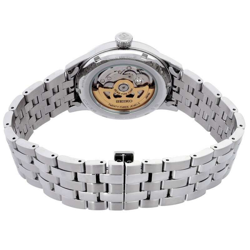 Seiko Presage Automatic Silver Dial Stainless Steel Men's Watch