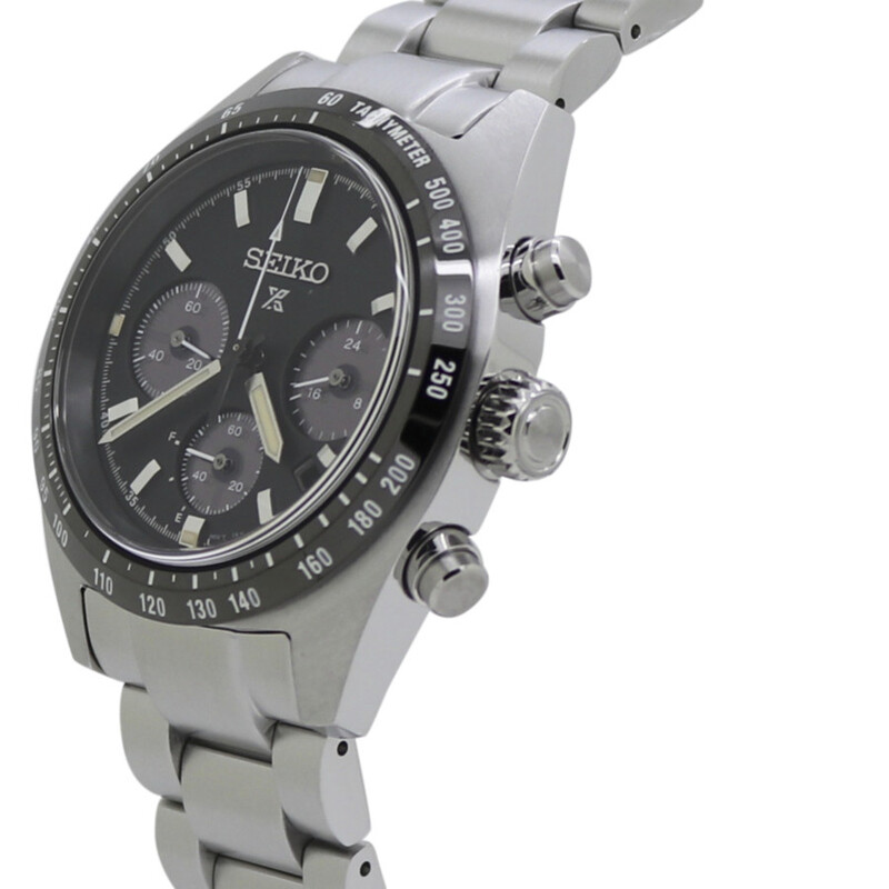 Seiko Prospex Chronograph Quartz Black Dial Men's Watch SSC819