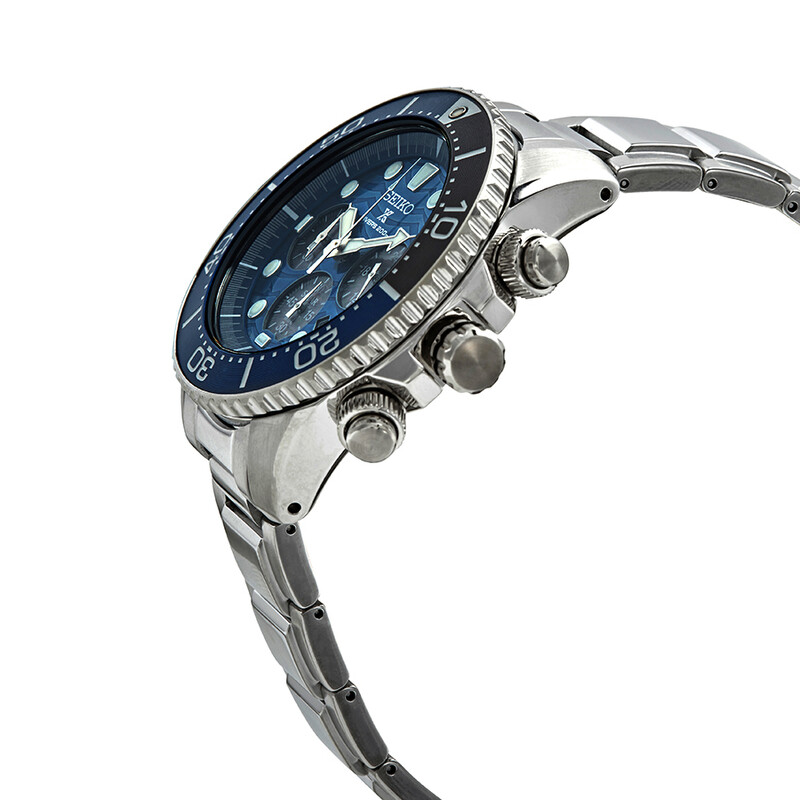 Seiko Prospex Chronograph Quartz Blue Dial Men's Watch SSC741P1