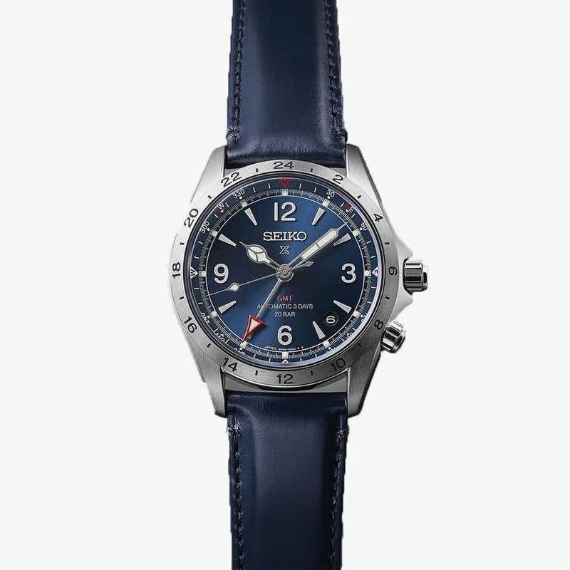 Seiko Prospex Luxe Alpinist GMT Automatic Blue Dial Men's Watch