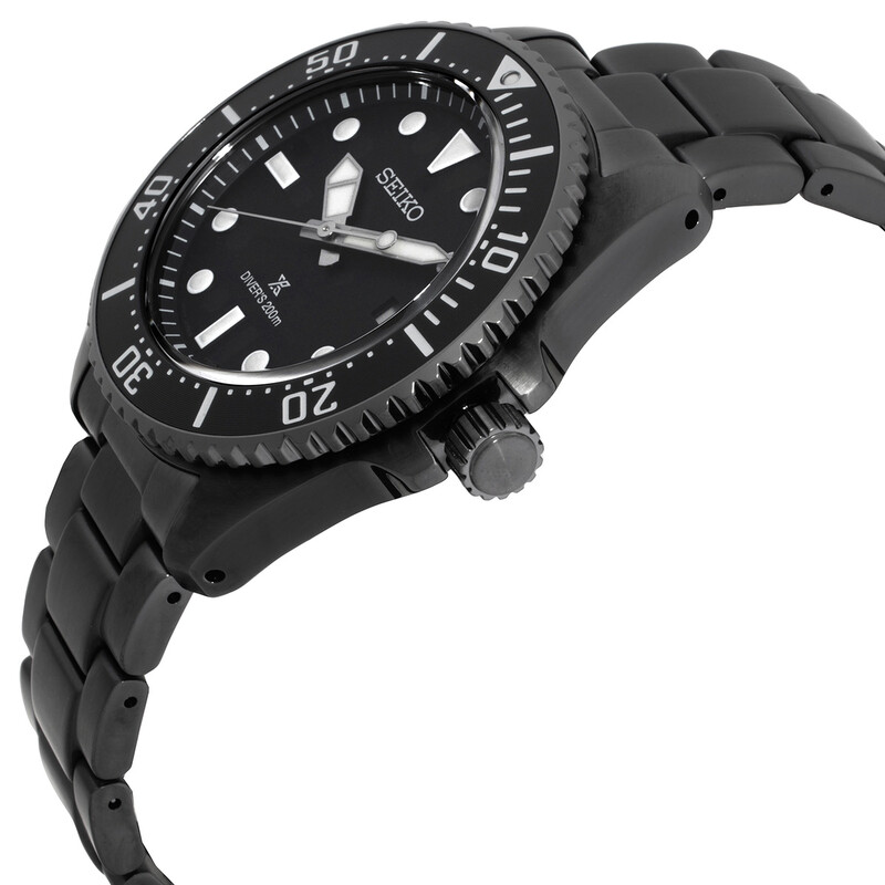 Seiko Prospex Solar Black Dial Men's Watch SNE599 029665229946